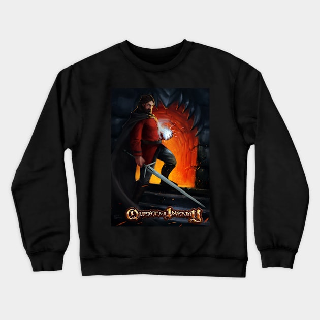 Quest for Infamy - Magic & Flame Crewneck Sweatshirt by Infamous_Quests